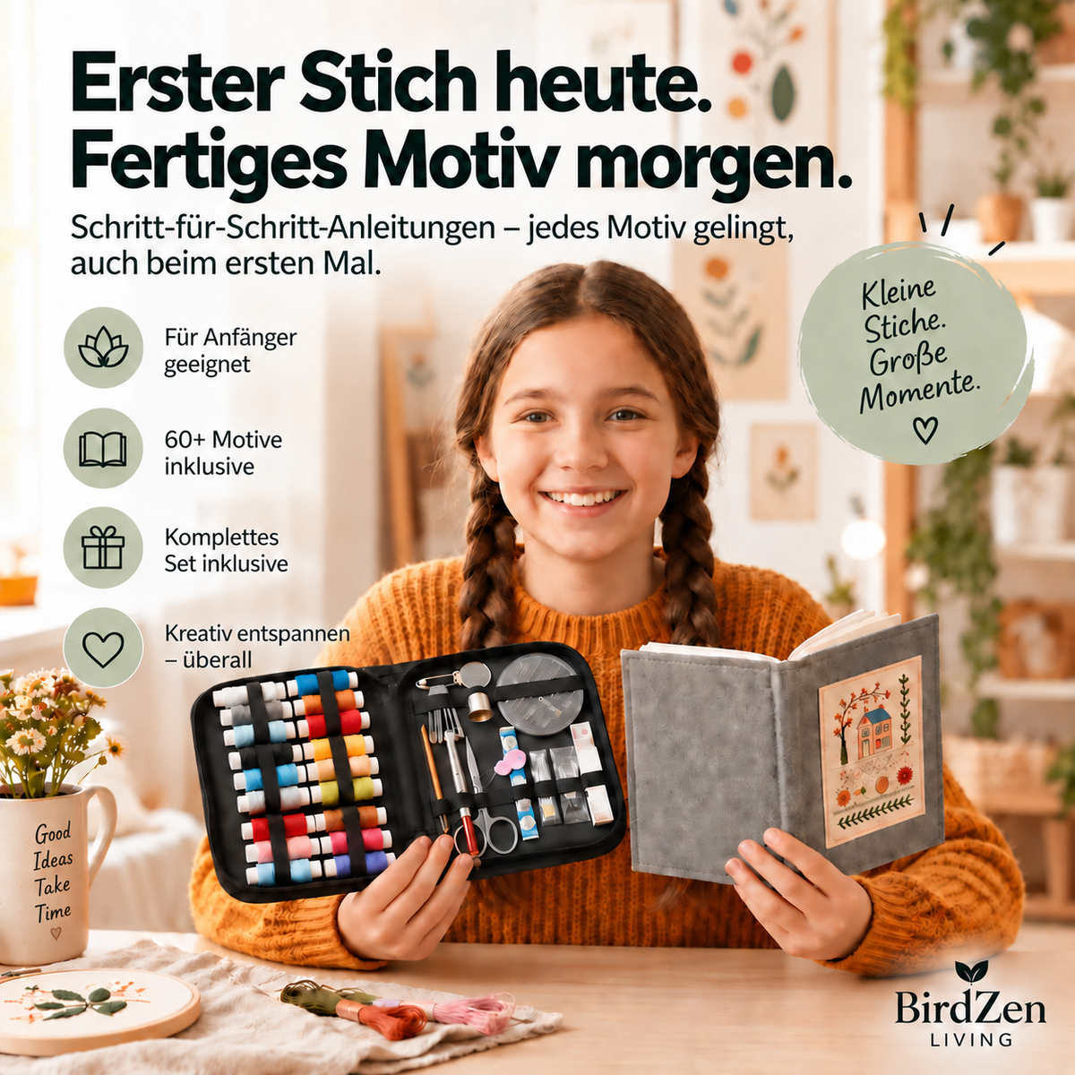 DIY Stickereibuch mit 60+ Designs