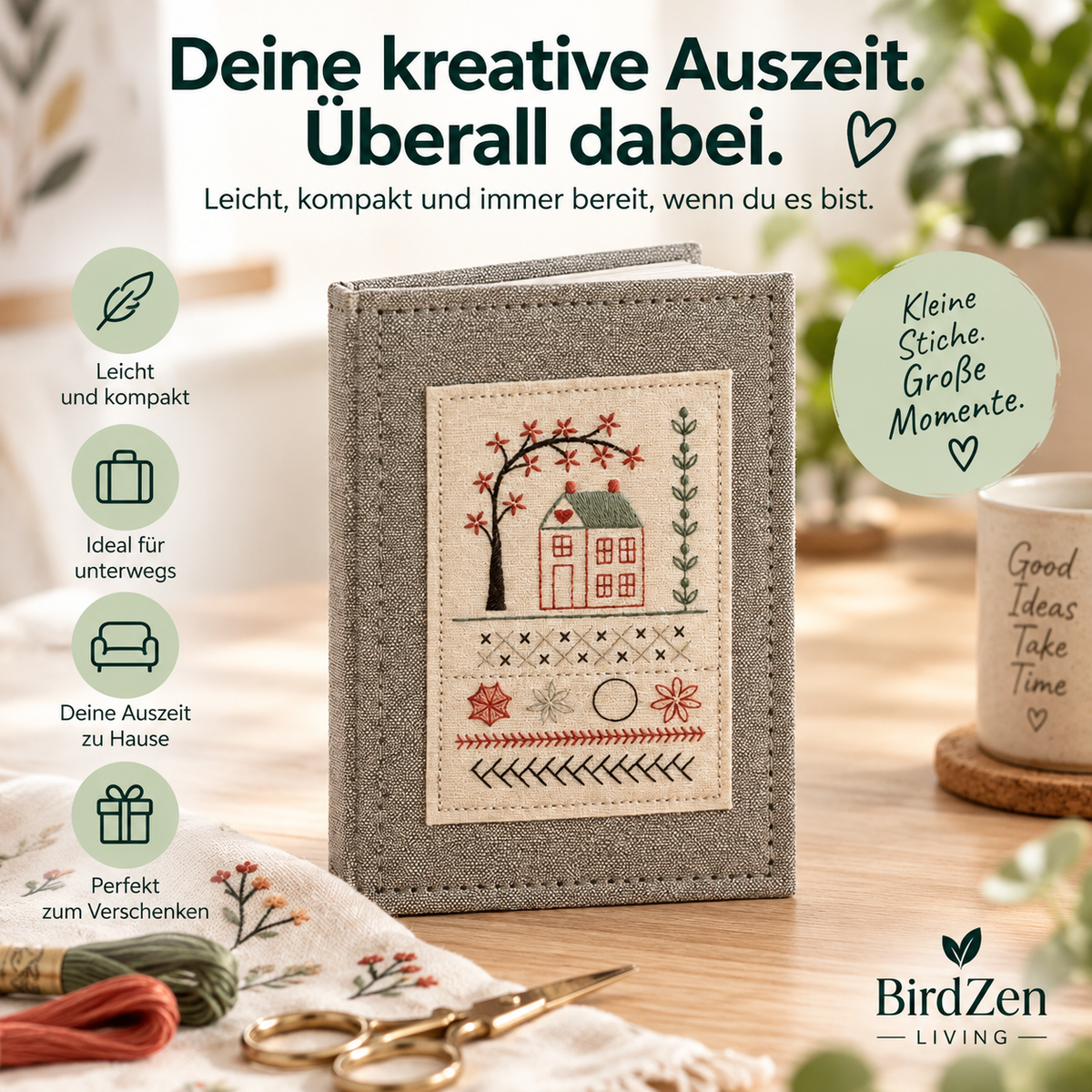DIY Stickereibuch mit 60+ Designs